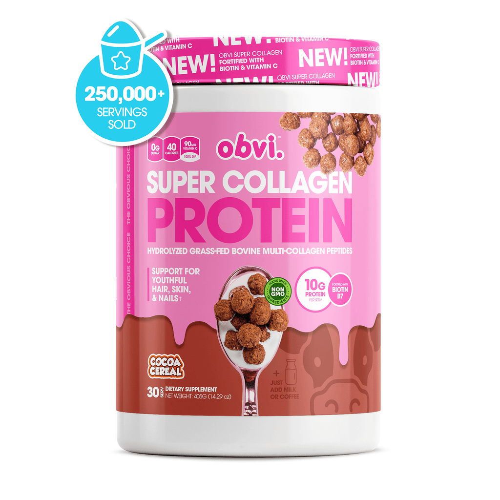 Obvi Super Collagen Protein Powder | Cocoa Cereal