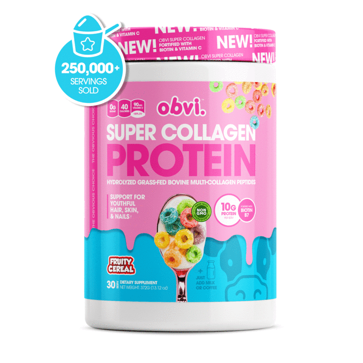 Obvi Super Collagen Protein Powder | Fruity Cereal