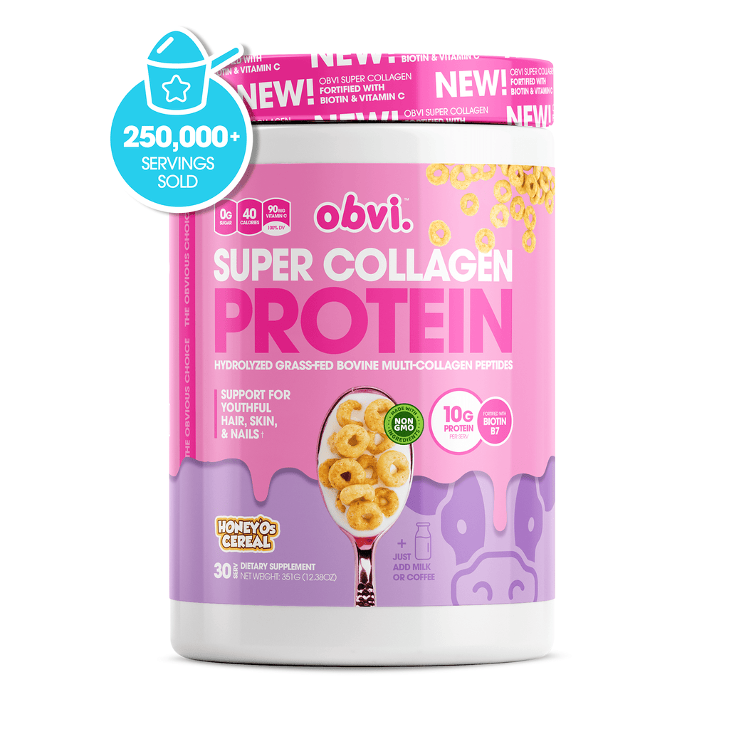 Obvi Super Collagen Protein Powder | Honey'Os Cereal